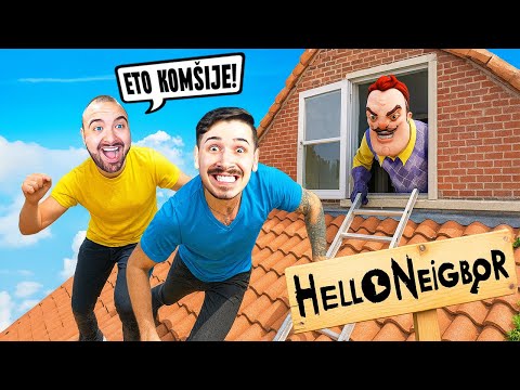 PRIJATELJ I JA BJEŽIMO OD STROGOG KOMŠIJE!!! ŠTA KRIJE U SVOJOJ KUĆI???