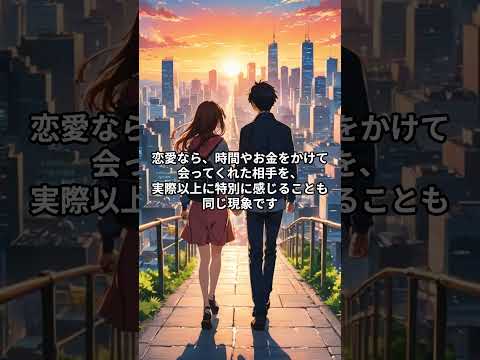 【覚えておきたい心理学】エフォート・ジャスティフィケーション#心理学#雑学