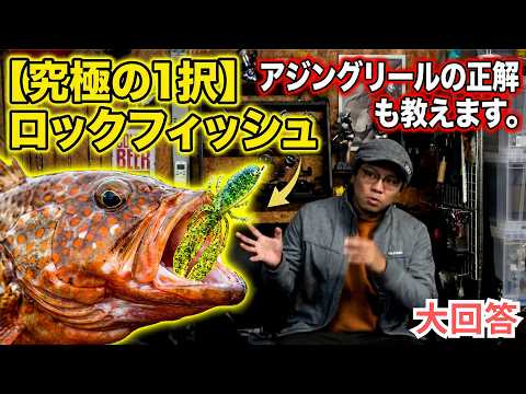 【究極の1択】ロックフィッシュで1つだけワームを選ぶなら？アジングリールの正解も教えます。