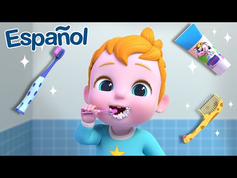 De esta forma cepillo mis dientes | Buenos Hábitos | Español | canciones Infantiles