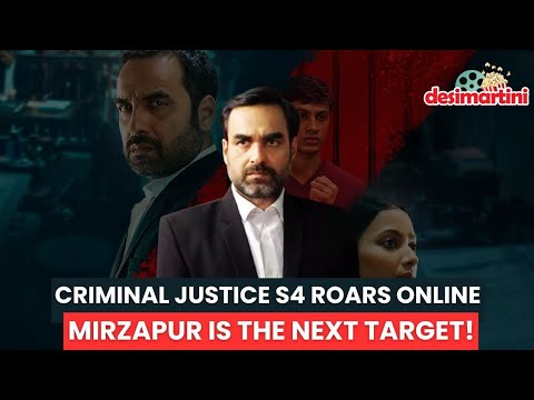 Criminal Justice 4 Inches Away from Beating Mirzapur! | Pankaj Tripathi on Fire!