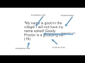 Analyzing Metaphors and Themes in Miller's Work