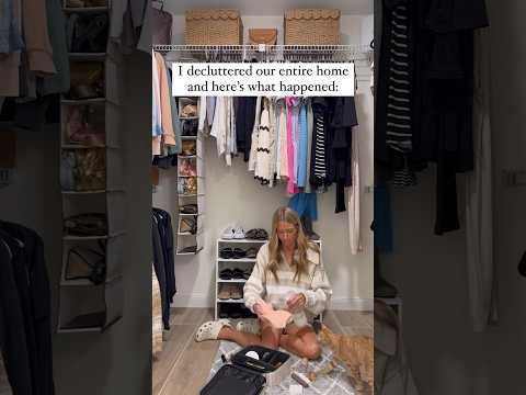 I decluttered our ENTIRE house, and I’ve never loved it more | Erica Lee #declutter #decluttering