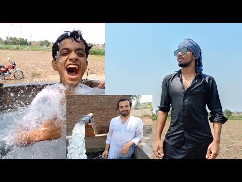 Tube Well Py Nahany Gy 🚿! Bht xyada Grmi ☀️! Village Life💕