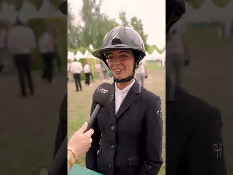Nina gagne à Aachen #equitation #horse #cheval #cso #chioaachen publicité