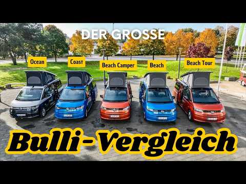 VW California Beach vs Ocean vs Coast - das sind die Unterschiede