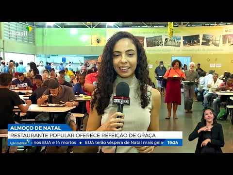 Restaurante popular de Belo Horizonte oferece refeição natalina de graça