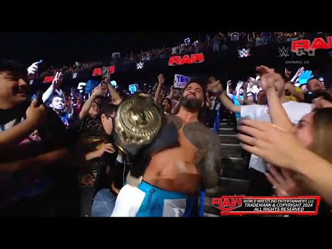 OMG ! JEY Uso WINS Intercontinental CHAMPIONSHIP On RAW 🤯 ! Jey USO WWE RAW Highlights