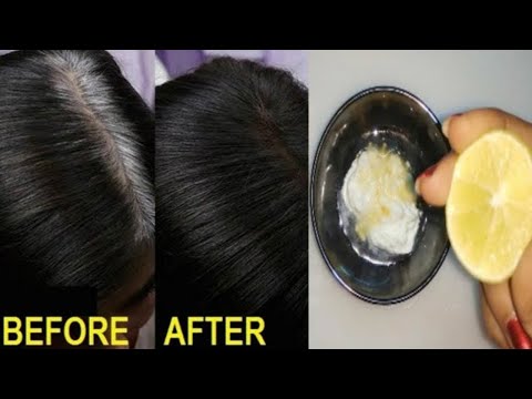 सफ़ेद बालों पर इसे लगालो बाल इतने काले हो जायेंगे | White hair turn into black permanently