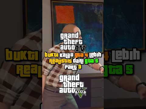 BUKTI GTA 5 KALAH DARI GTA 4 😨#short GTA 5 VS GTA 4