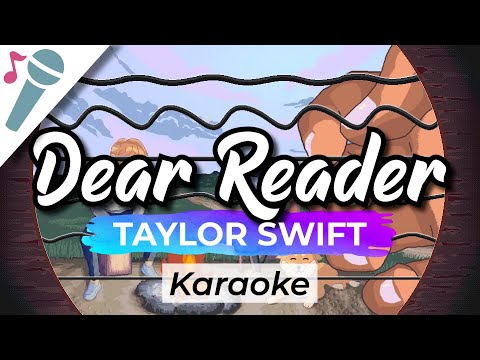 Taylor Swift – Dear Reader – Karaoke Instrumental (Acoustic)