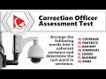 Assessment Tests and Correction Officer Skills