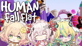 【Human Fall Flat】ぐにゃぐにゃメイドが協力してクリアを目指します！【めいどるーちぇ】
