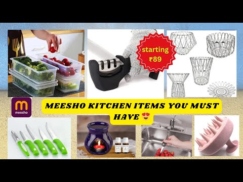 Meesho Kitchen sink Organization ideas in hindi/Space Saving Kitchen Organization/meesho unboxing