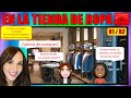 Compras en la tienda de ropa