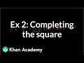 Completing the Square and Roots