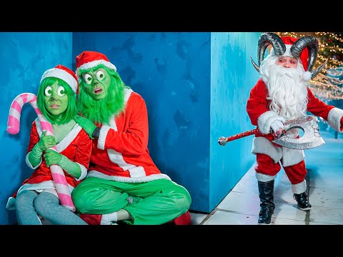 The Grinch and His Daughter Grinchette Prank Santa Claus! The Grinch Is Retiring!