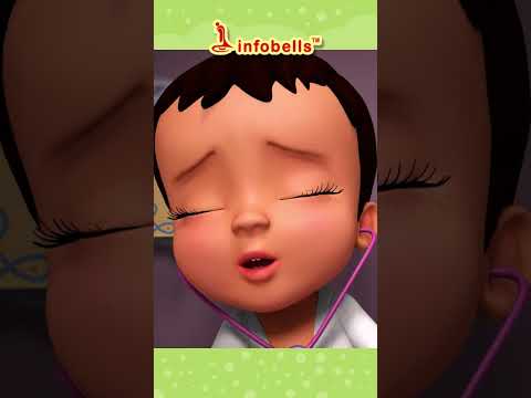 चिट्टी डॉक्टर डॉक्टर गेम खेल रहा है - Playing with Toys | Hindi Rhymes & Cartoons | Infobells