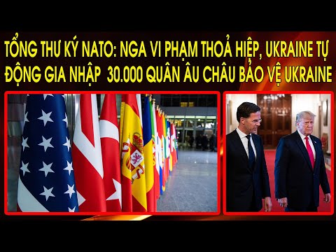 TTK NATO: Nga vi phạm thoả hiệp, Ukraine tự động gia nhập NATO. 30.000 quân Âu Châu bảo vệ Ukraine