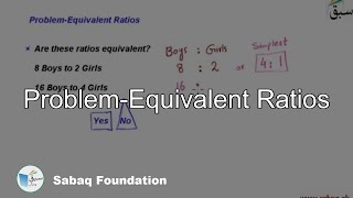 Problem-Equivalent Ratios