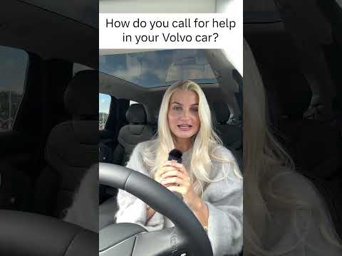 How do you call for help in your Volvo car?