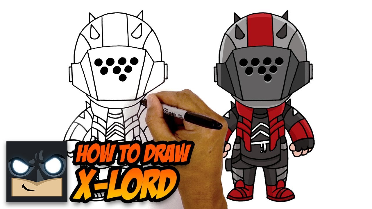 How to Draw Fortnite - X-Lord