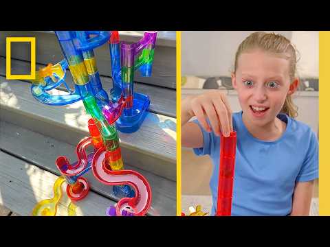 Build a Giant Glow-in-the-Dark Marble Run | National Geographic