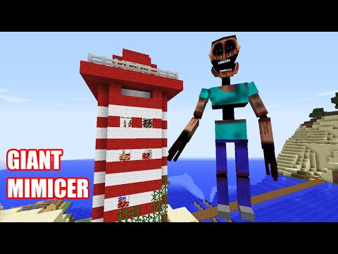 SURVIVING FROM GIANT MIMICER ARRIVAL in Minecraft - Gameplay Coffin meme!