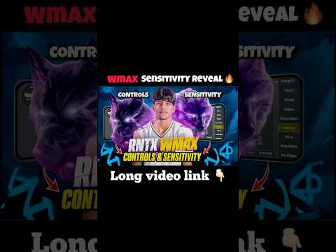 WMAX SENSITIVITY REAVEAL 🔥 #viral #bgmi #shorts #wmaxgaming