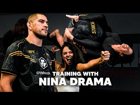 Nina Drama Finalizou Alex Pereira - A Gravata do Poatan