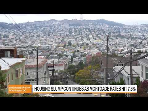 <strong>US</strong> Mortgage Rates Reach 7.5%; <strong>Home</strong>-Buying Slump Hits Sixth Week