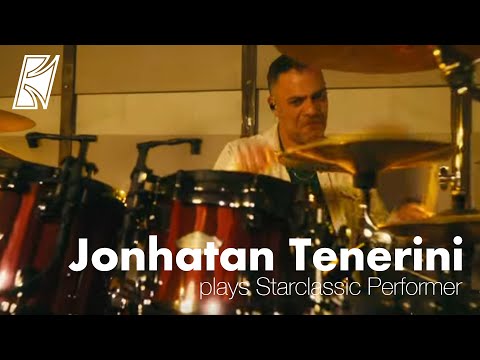 Jonhatan Tenerini plays the Limited Edition Starclassic Performer in Crimson Red Waterfall finish.