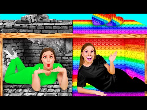 Secret Rooms Under The Bed | Rich VS Broke Funny Situations and Fails by Fun Challenge