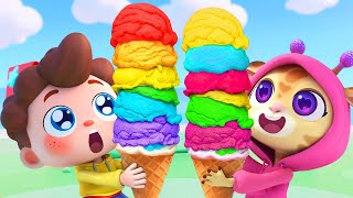Ice Cream Scooping | Sharing is Caring | Fruit Sorting | Nursery Rhymes & Kids Songs | BabyBus