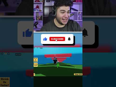 كل ثانية تصير اصغر في لعبة روبلوكس Roblox 😲