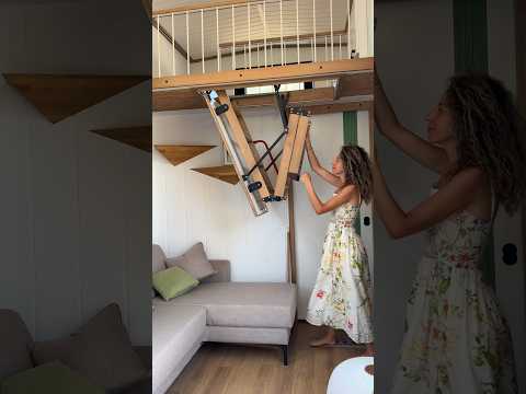 I Go Up to the Loft Of My Tiny House 🏡