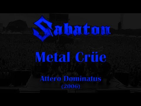 Metal Crue de Sabaton Letra y Video