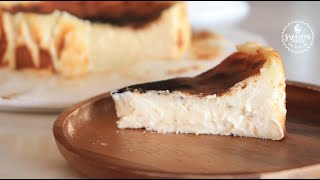 Eggless Burnt Cheesecake