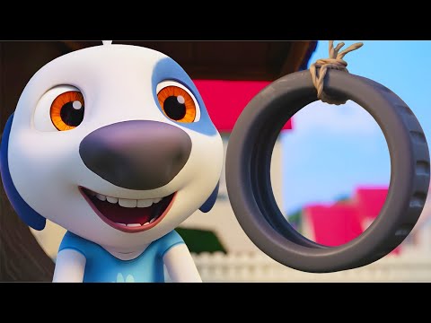 I ❤️ THAT TIRE! 🤩 😃 😆 | TALKING TOM SHORTS | WildBrain Kids