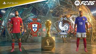 FC 26 - Portugal vs France | FIFA World Cup Final 2026 | N'Golo Kanté vs Nuno Mendes epic battle