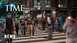 D.C. Residents Protest Law Enforcement Presence
