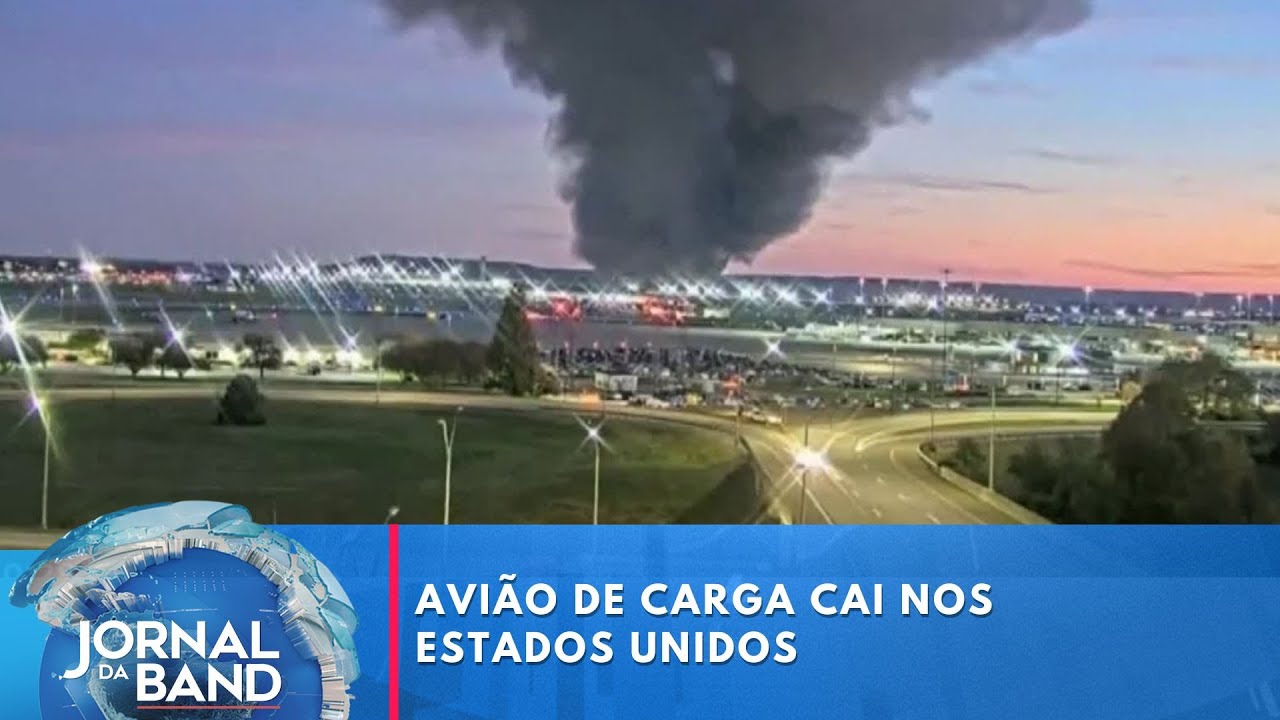 Avião de carga cai nos Estados Unidos | Jornal da Band TV Online Avião de carga cai nos Estados Unidos | Jornal da Band