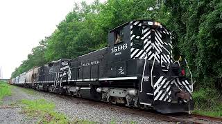 Full HD 60FPS: Delaware & Raritan River Railroad JB-02 with SW1500 1596 in Central NJ 7/10/26 