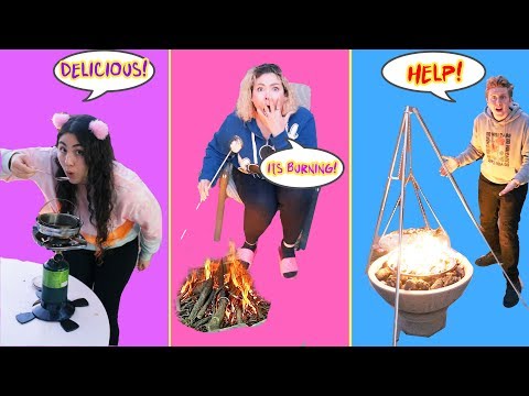 COOKING WITH NO KITCHEN CHALLENGE!