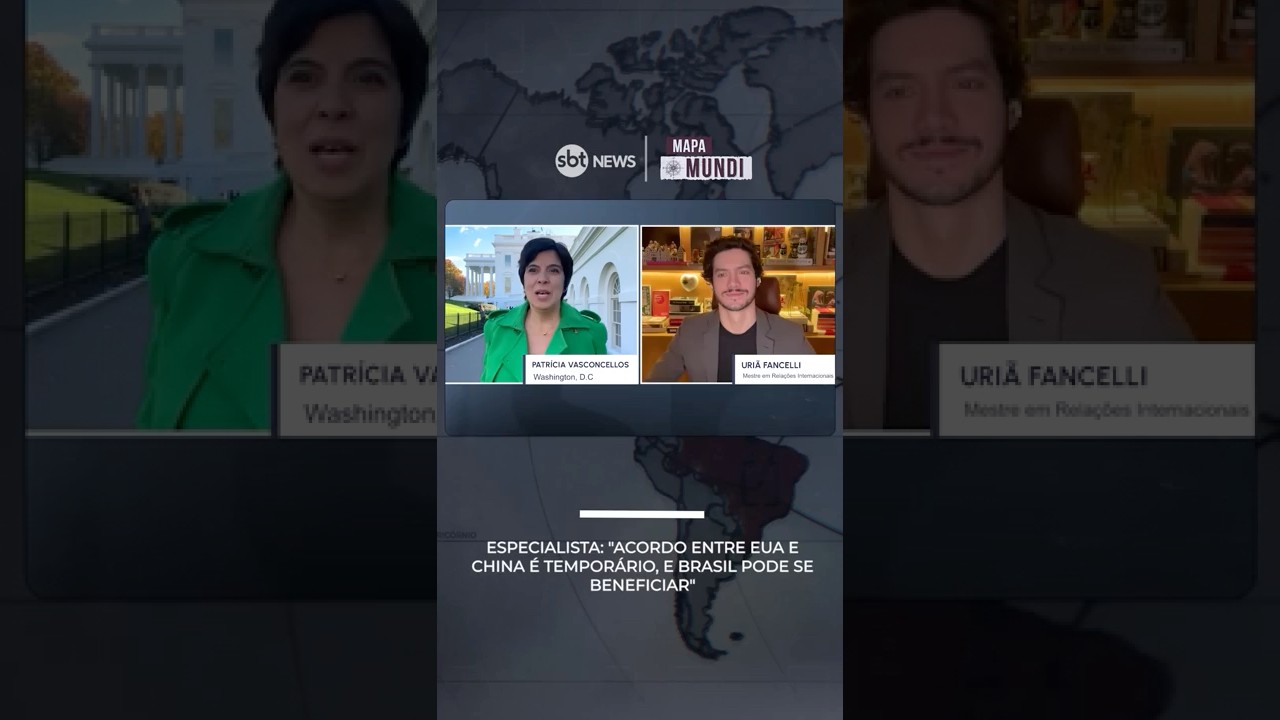 Acordo entre EUA e China é temporário e Brasil pode se beneficiar avalia especialista  TV Online Acordo entre EUA e China é temporário e Brasil pode se beneficiar avalia especialista