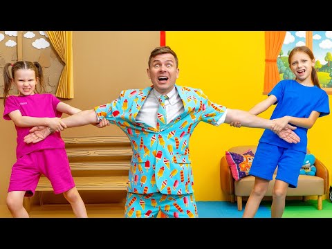 Challenge Cardboard or Color Toys | Fun stories for Kids