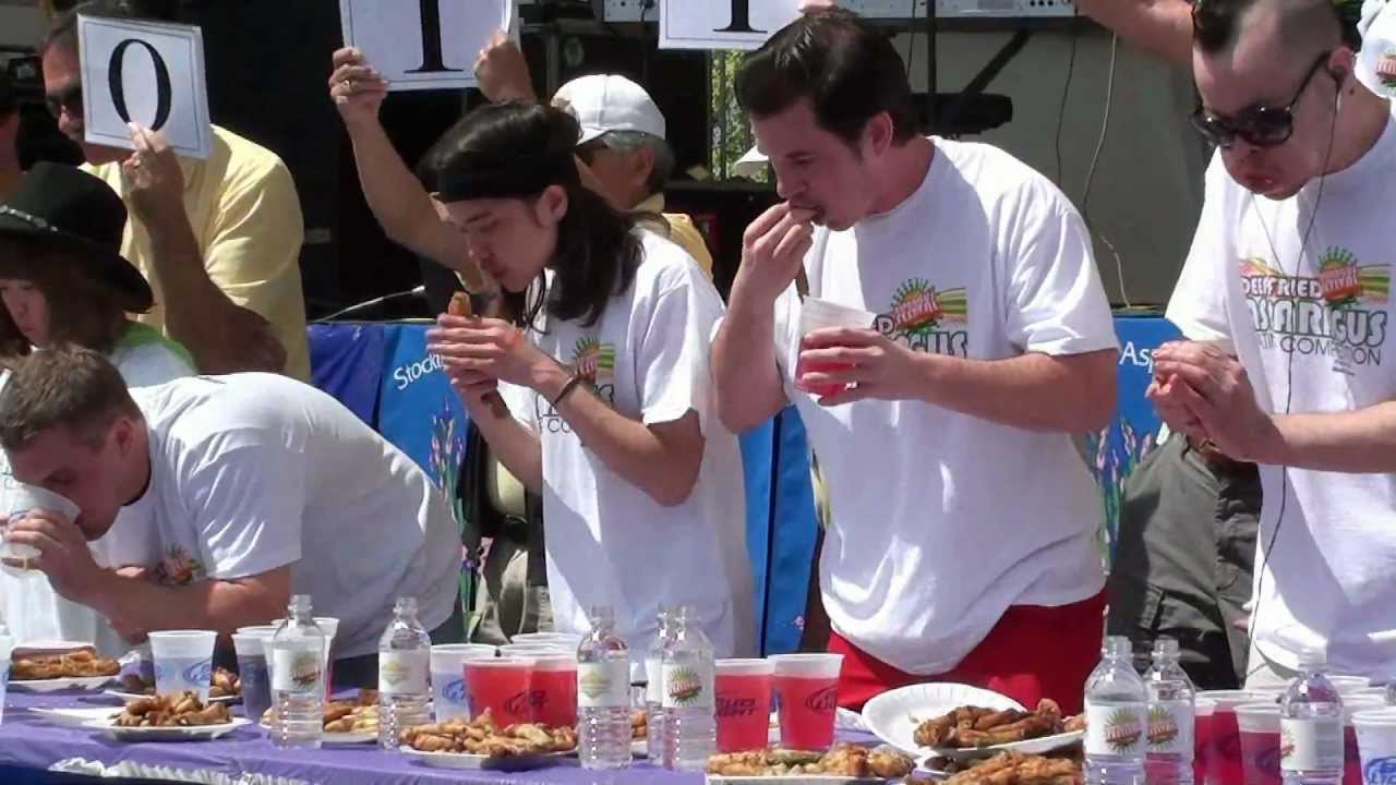 2011 Deep-Fried Asparagus Eating Contest