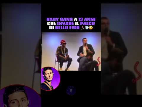 Baby Gang a 13 anni che interrompe lโintervista di Bello Figo ๐ #babygang #bellofigo #intervista