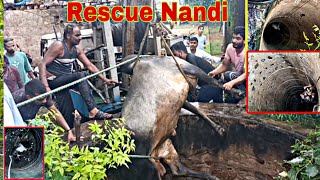 Rescue Nandi 200 feet Deep Well 🫡🫡