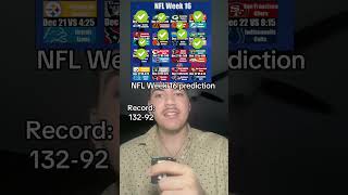 NFL Week 16 prediction